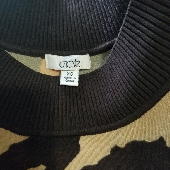 CASHE brown and cream tank - Picture 2 of 4